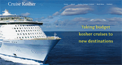 Desktop Screenshot of cruisekosher.com